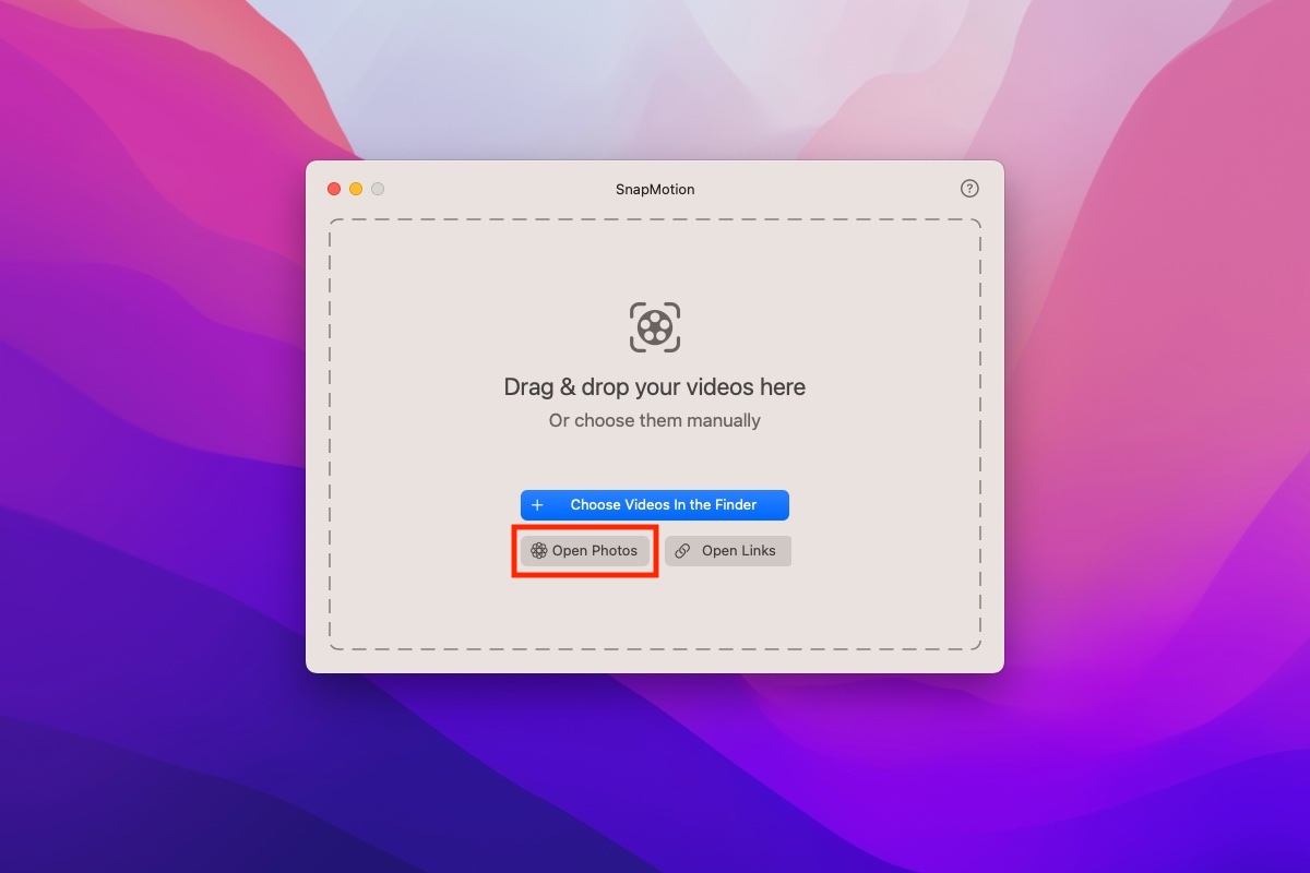 download the last version for mac SnapMotion